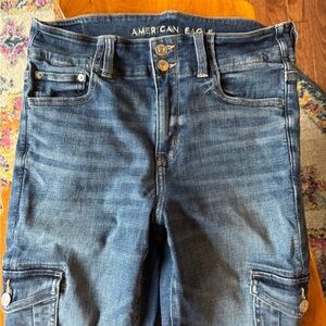 American Eagle Outfitters Women’s Blue Jeans, High Rise, Size 10